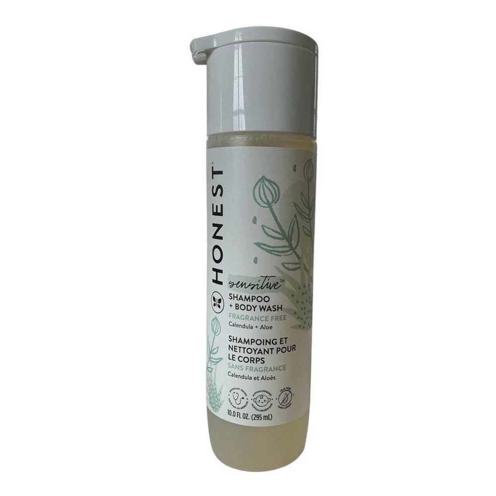 Honest - Sensitive Shampoo + Body Wash (10 fl oz) - Fragrance Free